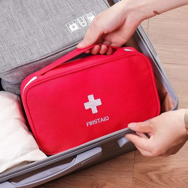 Mini First Aid & Medicine Storage Bag – Portable Travel Emergency Survival Pill Case